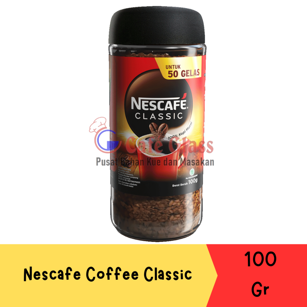 

Nescafe classic / Kopi Instan / Kopi Hitam 100gr