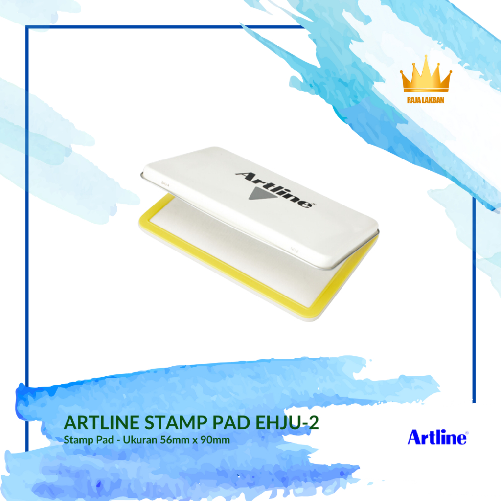 

Bantalan Stempel Tatakan Stempel Artline Stamp Pad No.0 EHJU-2/ 56mm x 90mm/ Putih