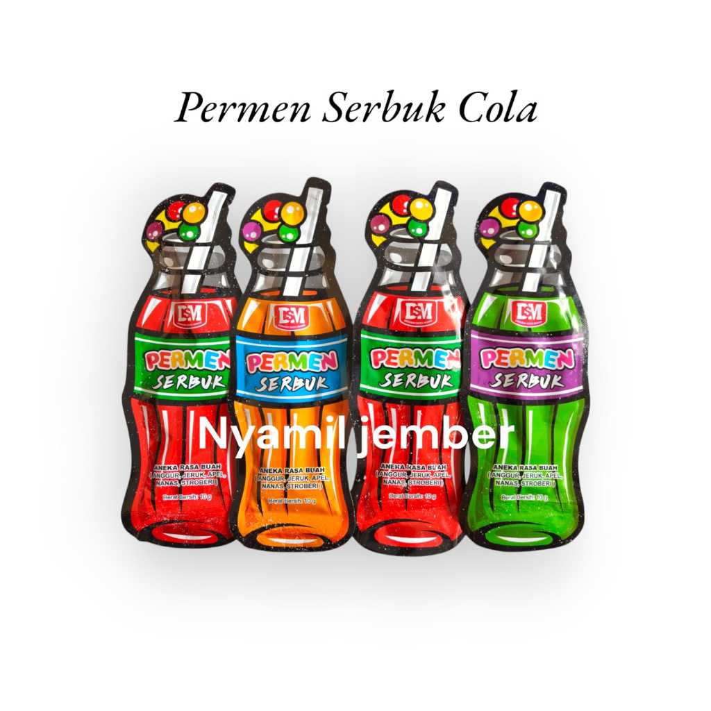 

(1 PCS) PERMEN SERBUK COLA