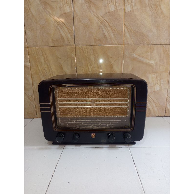 radio tabung Philips jadul original