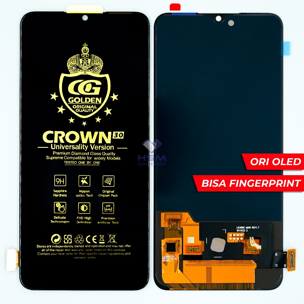 LCD VIVO V11 PRO/1804 OLED FINGERPRINT FULLSET TOUCHSCREEN ORI OEM
