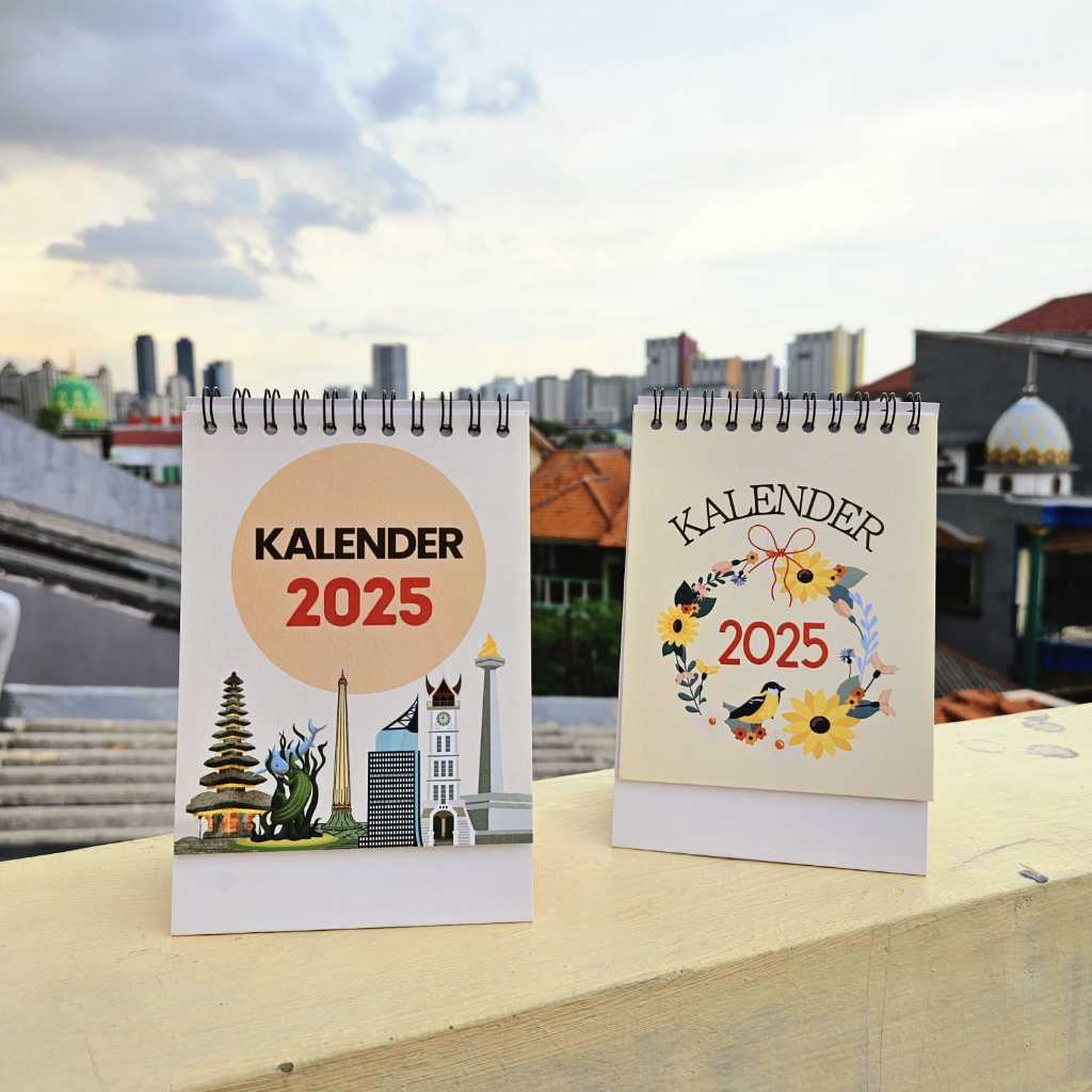 

Calendar Meja A6 2025 - Ukuran A6 - Kalender Meja Aesthetic - Spiral Kalender by. TOOKE