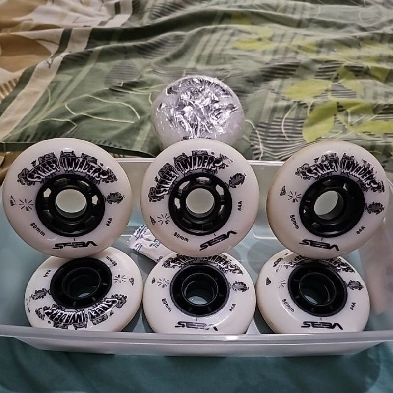 Ban InlineSkate Merk Seba Street Invaders 80mm 84A (Second)