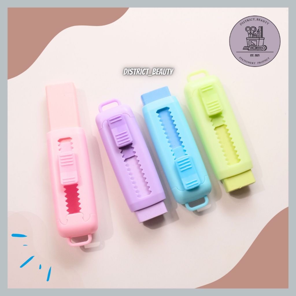 

PENGHAPUS CUTTER PASTEL PENGHAPUS PENSIL DORONG PENGHAPUS MEKANIK PASTEL ERASER PUSH LUCU TERMURAH