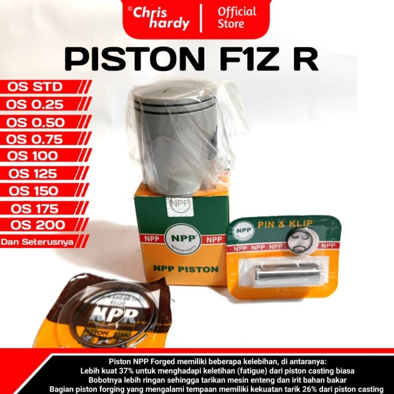 SEHER PISTON FIZR NPP ORIGINAL 1000% F1ZR POSWAN ALFA SIGMA OS 0 25 50 75 100 125 150 175 200 225 25