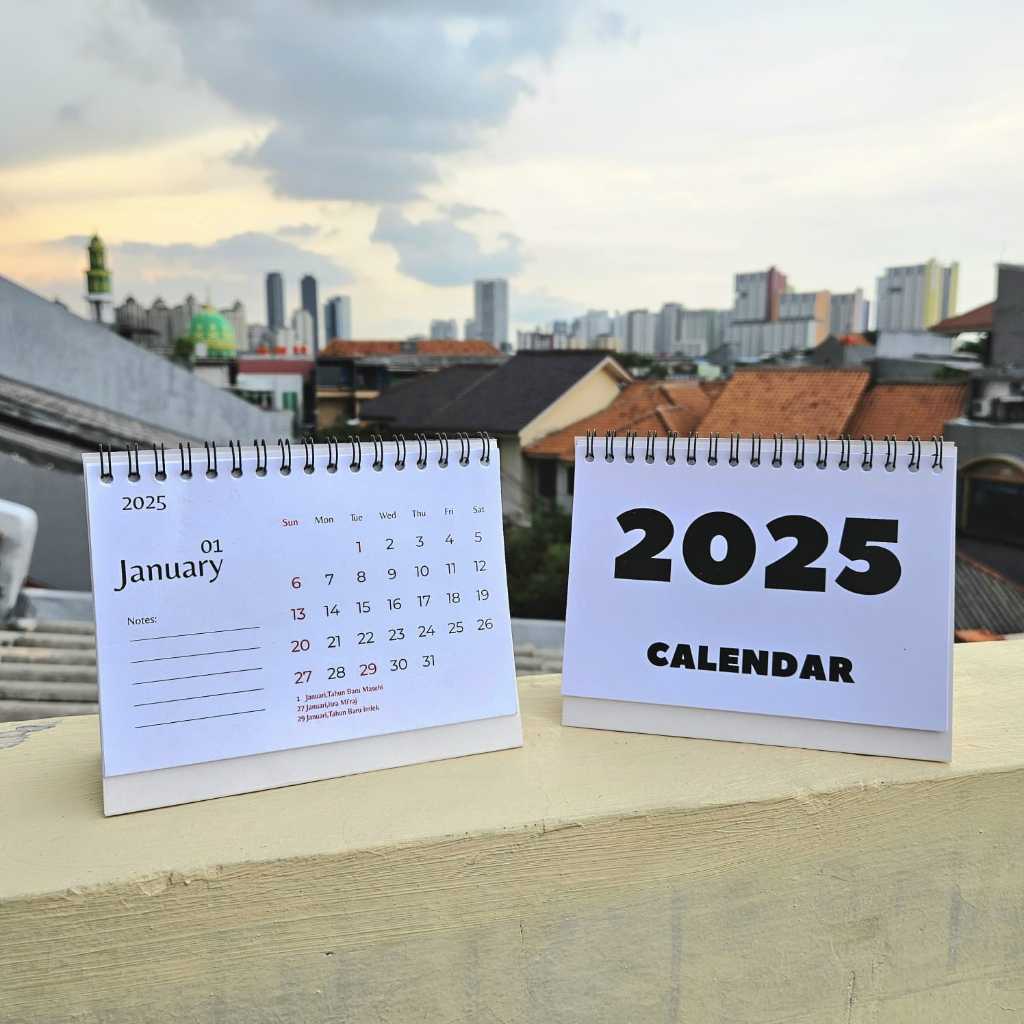 

Calendar Meja A6 2025 - Ukuran A6 - Kalender Meja Aesthetic - Spiral Kalender by. TOOKE
