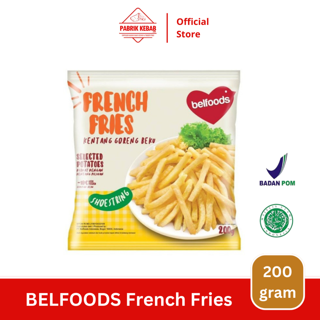 

BELFOODS French Fries - Kentang Goreng Frozen Food