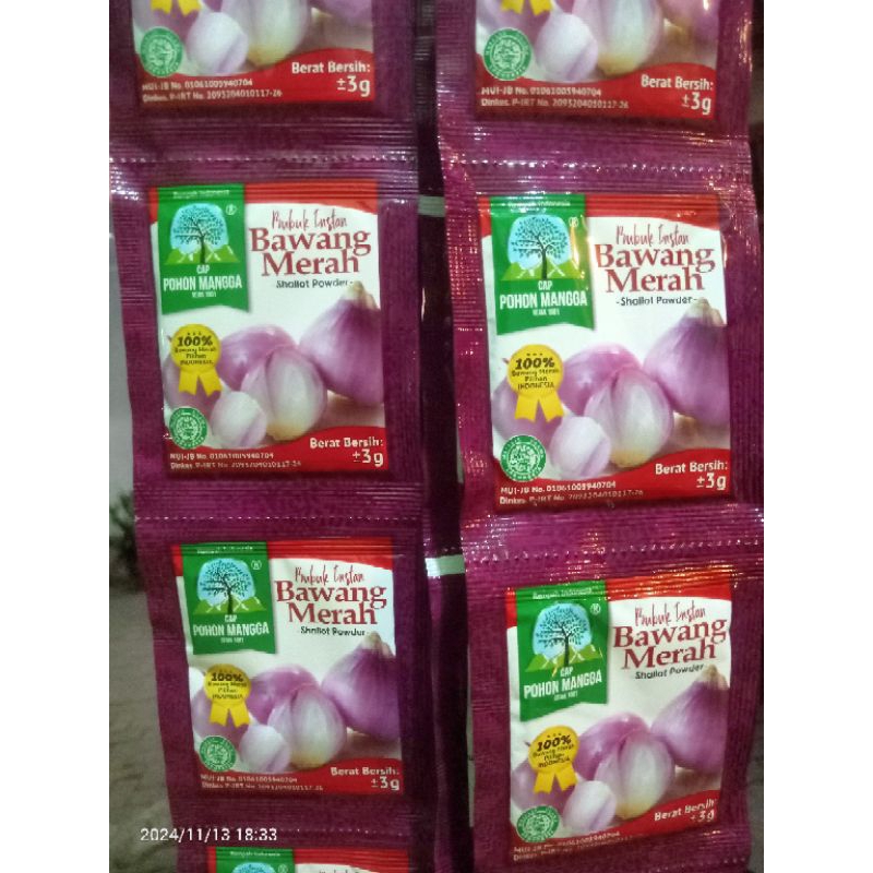 

Bawang Merah Bubuk 3 gr