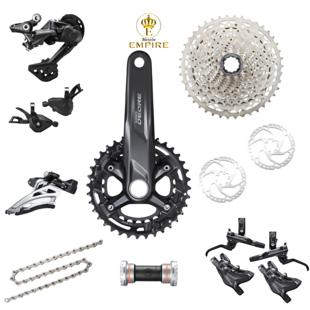 Groupset Grupset GS Shimano Deore M5100 M 5100 2 x 11 Speed Bicycle Empire