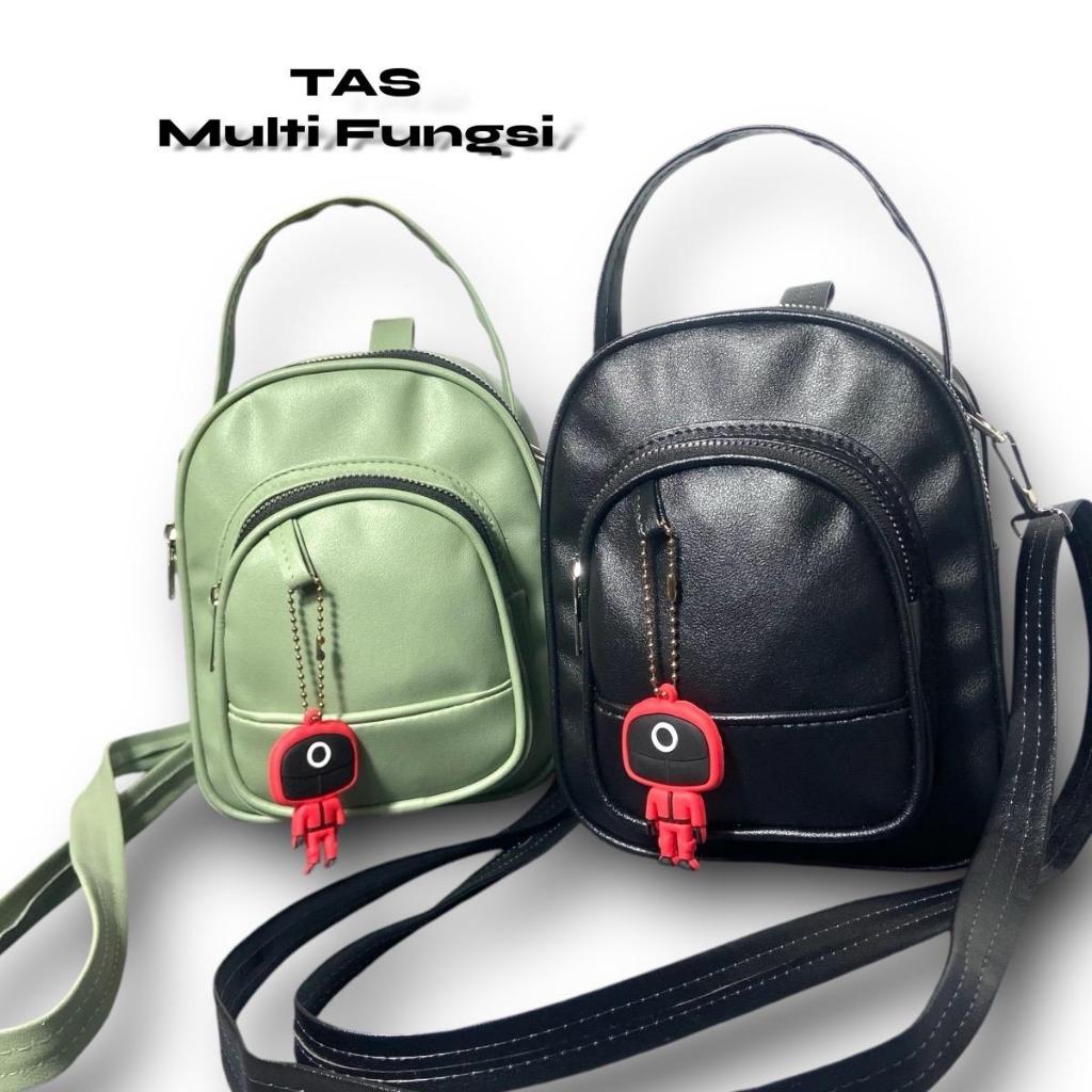 Cibao Mini Backpack - Tas Ransel Wanita/Slingbag Wanita/2 in 1 Ransel dan Slingbag
