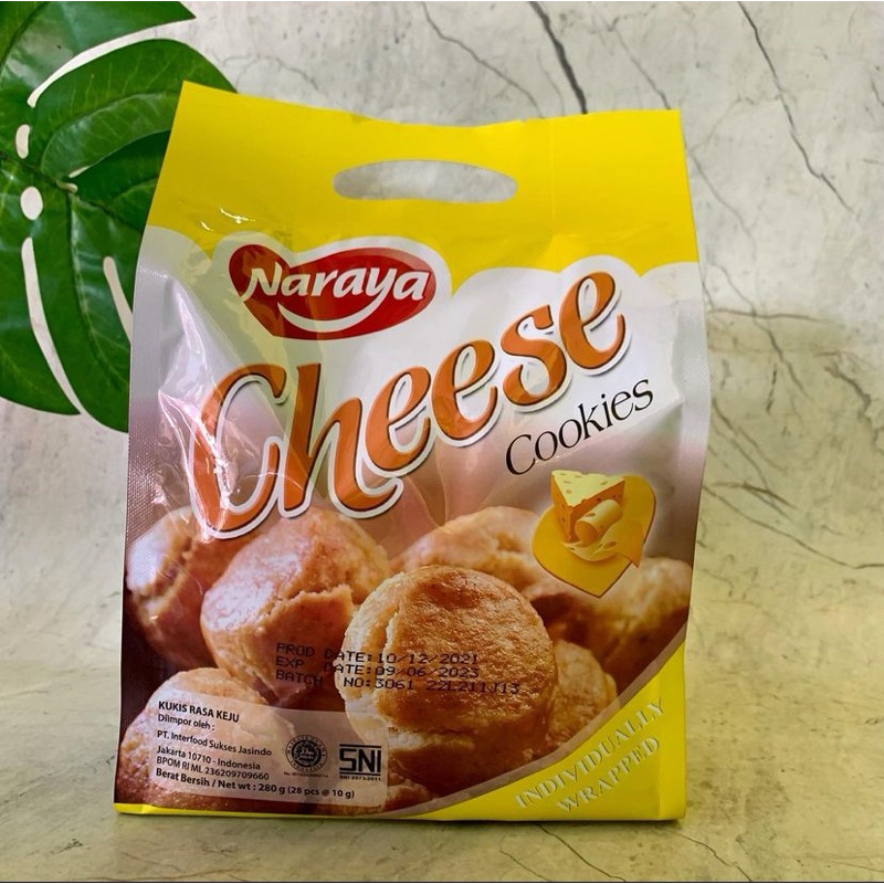 

Naraya Cheese Cookies Rasa Keju 280gr