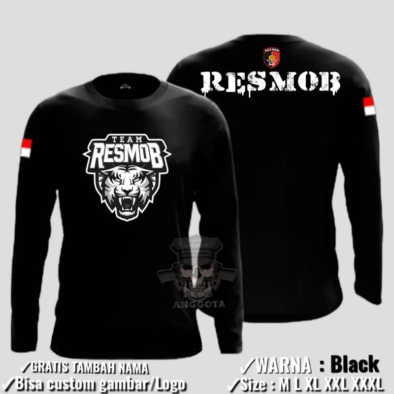 KAOS POLISI TEAM RESMOB TERBARU - TSHIRT RESMOB