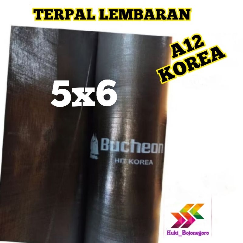 terpal lembaran hitam A12 A15 Korea terpal tenda truck