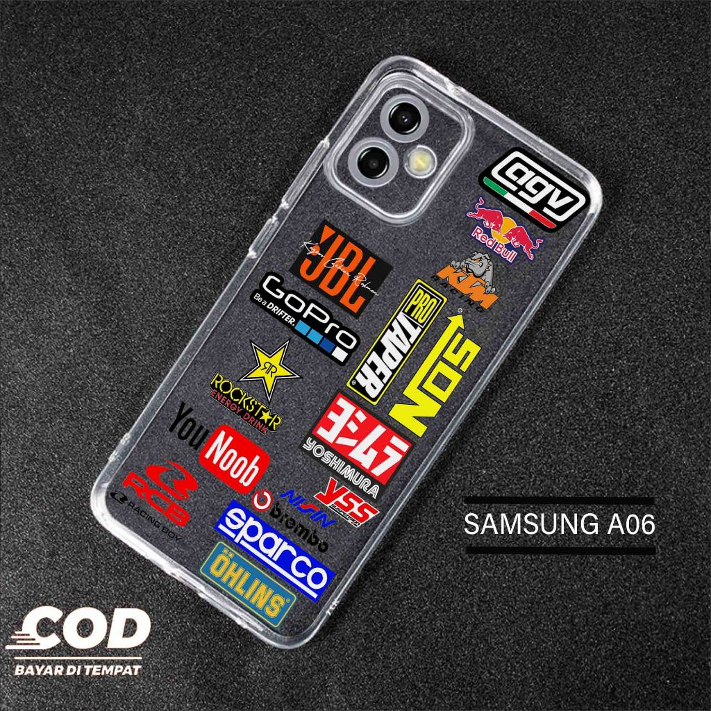 Case Samsung A06 Terbaru - Casing Samsung a06 - Softcase karet motif gambar ( RACING ) - Kesing Hp -