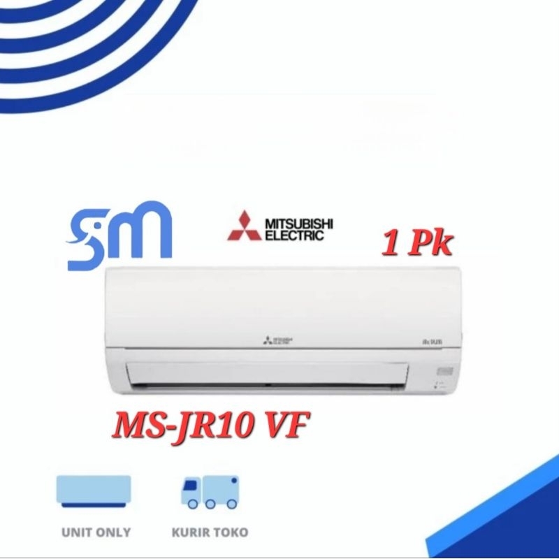 AC Mitsubishi Electric 1 pk MS-JR10VF MS JR10 VF  Freon R32 MR SLIM