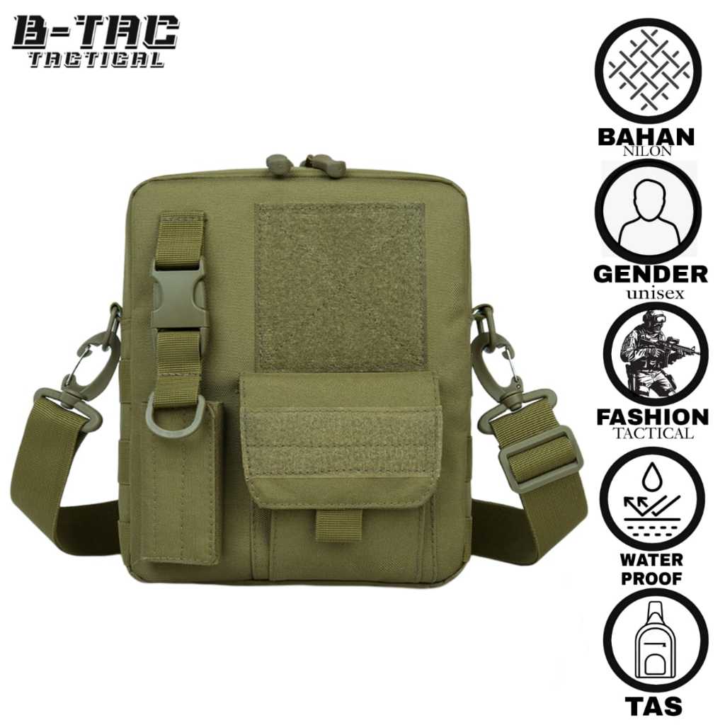 [T.725] TAS PRIA MODEL TERBARU TAS SLEMPANG PRIA TAS OUTDOOR PRIA TAS TACTICAL PRIA TERBARU