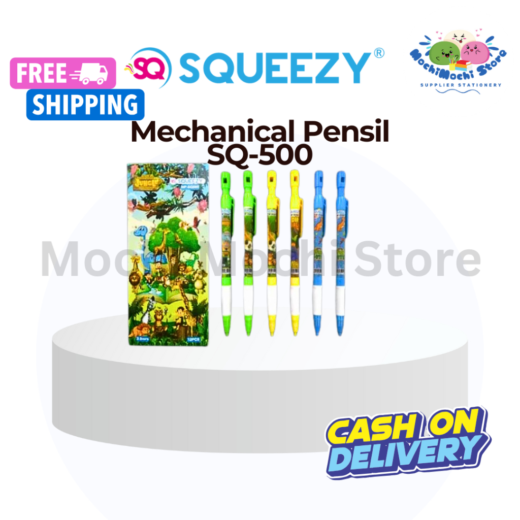 

Pensil Mekanik MP-SQ500 | Mechanical Pencil | 2.0 mm | Mechanical Pencil 2.0mm