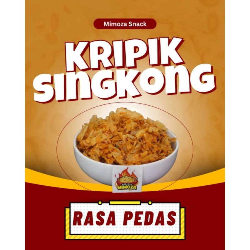 

kripik Singkong Pedas Chili Oil 200Gr