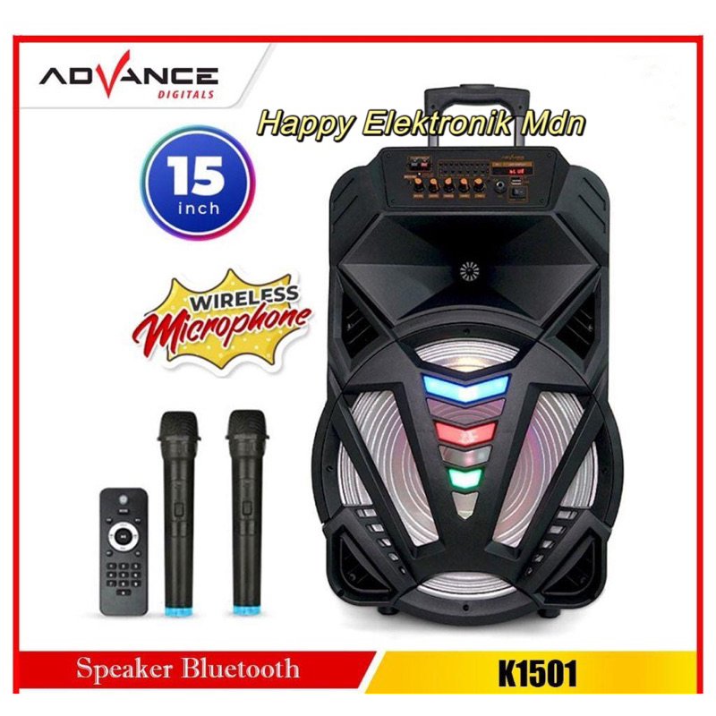 Advance Speaker Portable 15 Inch Advance Portable Speaker Advance K1501 Speaker Advance K1501N Advan