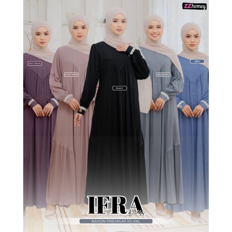 Gamis Premium Ifra Dress by ZZhomey