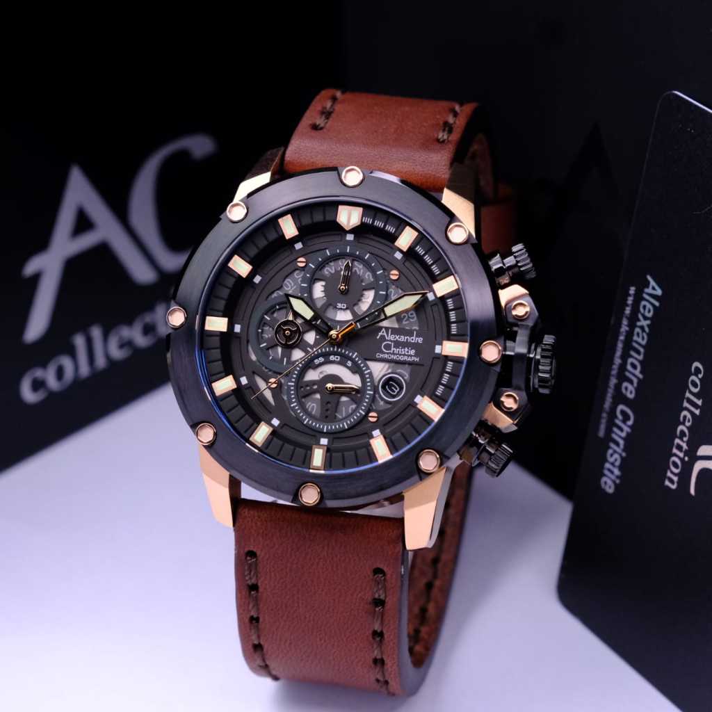 Jam Tangan Pria Alexander Christie Original AC6564