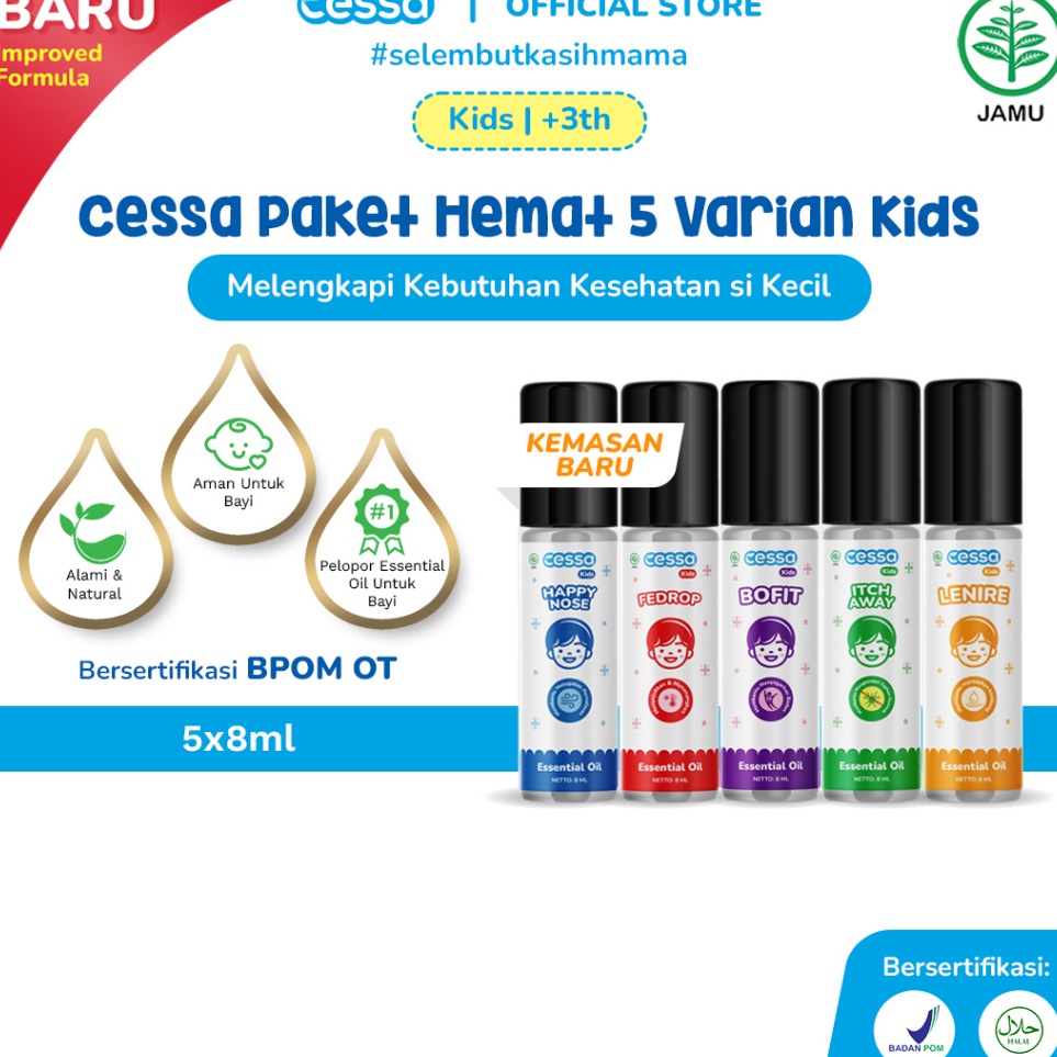 

rq Terbaru Cessa Hemat Sehat 5 varian Kids P33