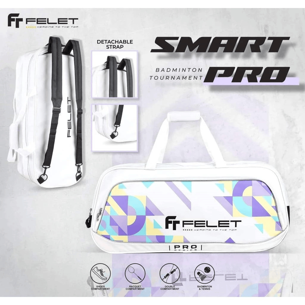 Felet SMARTPRO 10 Tournament Bag With Thermal - Tas Badminton Original Felet
