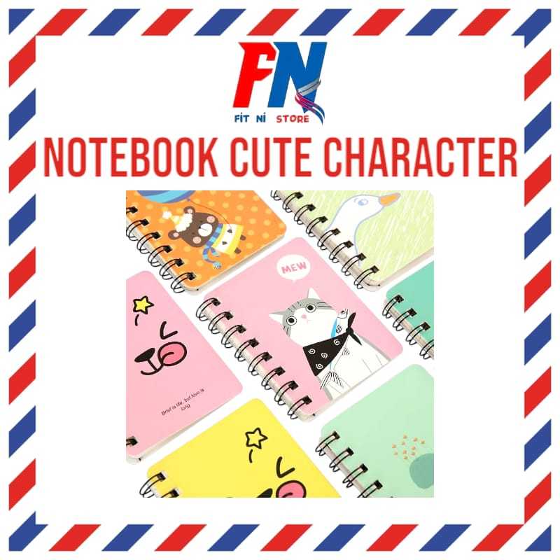 

Notebook Cute Character Portable / Buku Catatan Bergaris Mini Untuk Pengingat Tugas Anak Dewasa Multifungsi / Scrapbook Simple Aesthetic Motif Lucu Imut / Jurnal Harian Perlengkapan Sekolah Kuliah Kantor / Untuk Hadiah Kado Souvernir Ulang Tahun