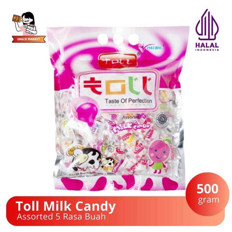 

Permen Toll Milk Candy 500gram Bag