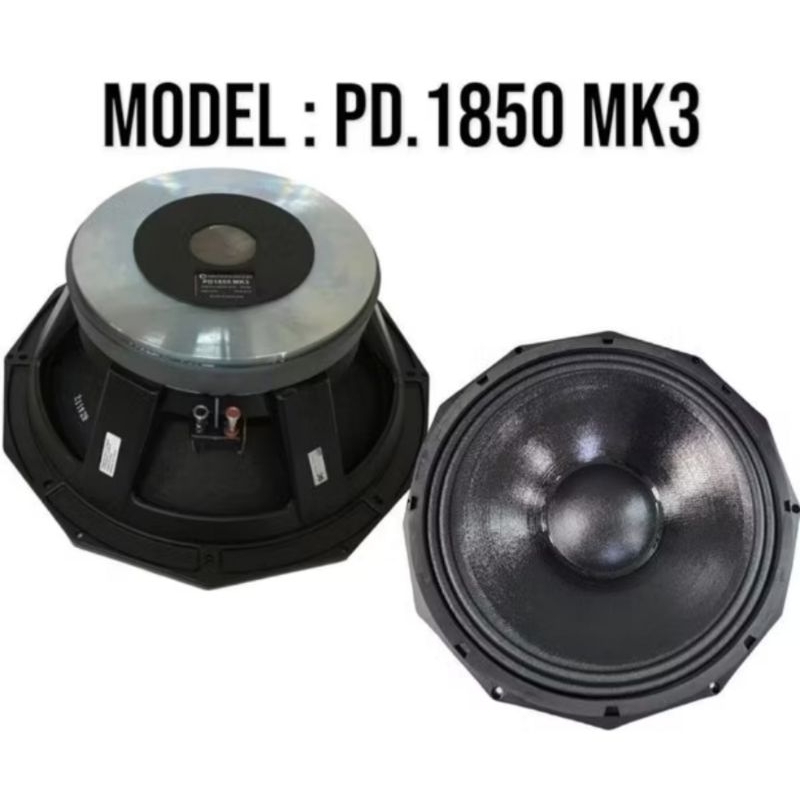 SPEAKER KOMPONEN PRECISION DEVICES PD1850 mk3 (DOUBLE DAMPER)/ PD 1850 mk3/PD1850MK3 18 INCH (COCOK 