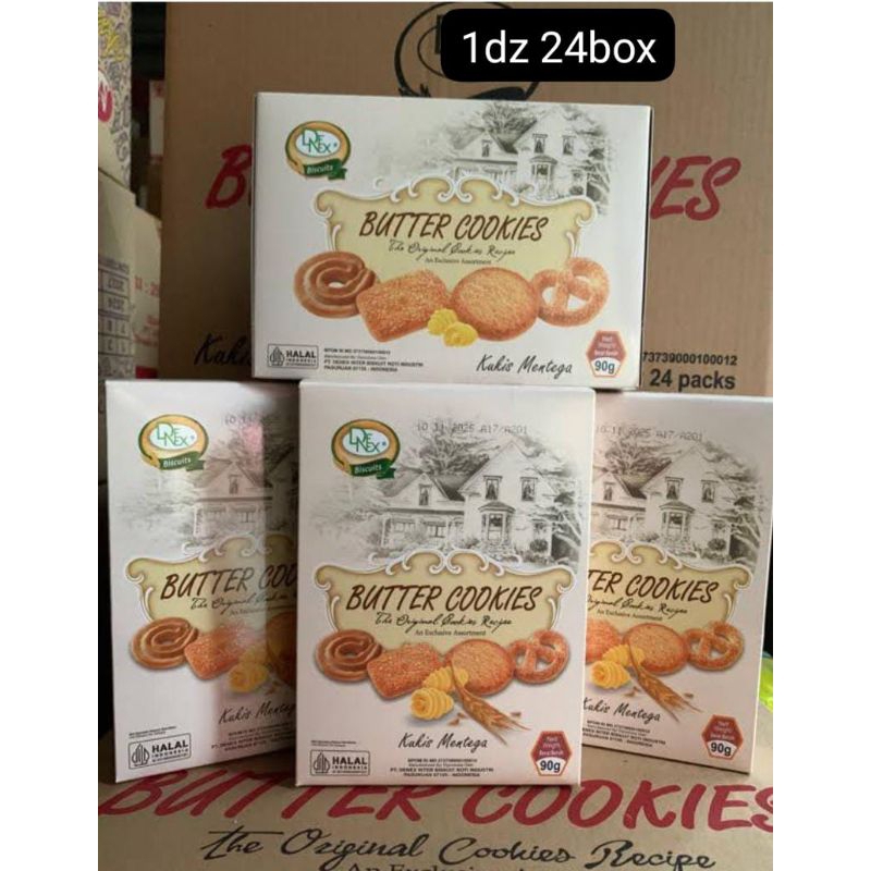 

KARTONAN Denex Butter Cookies Kukis Mentega Hajatan isi 24 Box