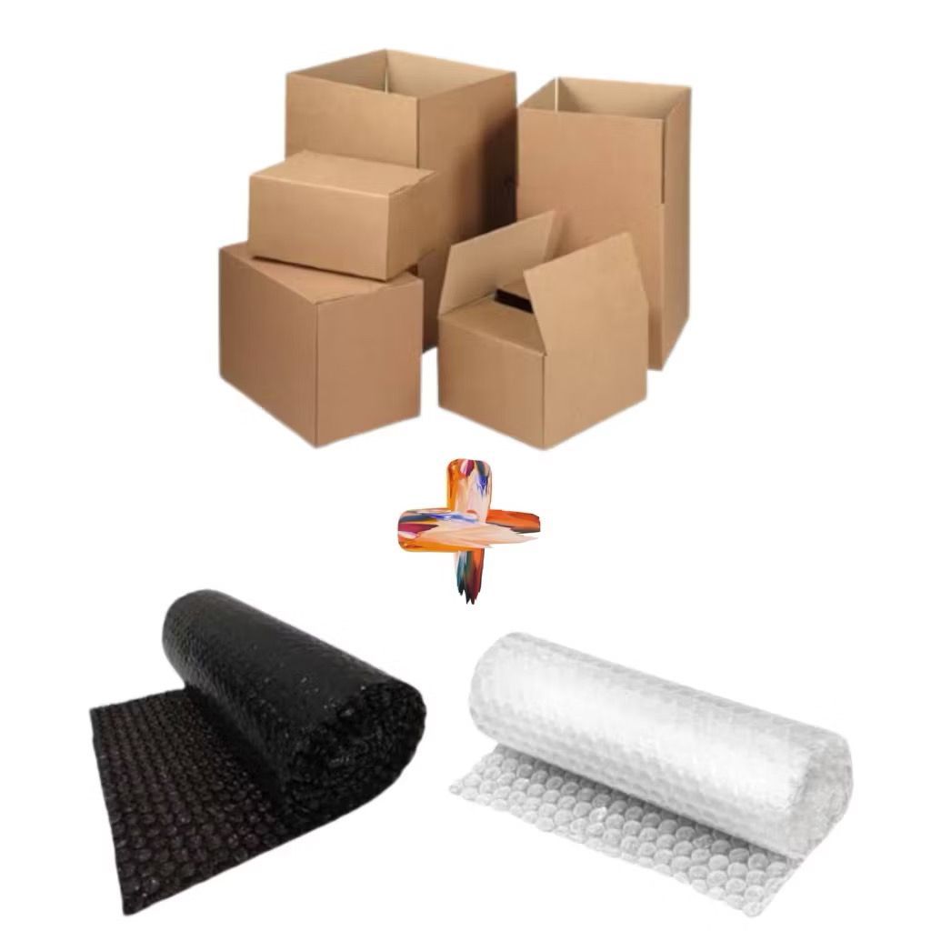 

tambahan bubble wrap + kardus