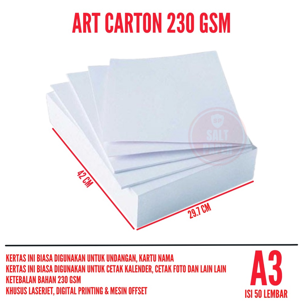 

vBest Seller Kertas Art Carton 26 gsm A3 5 lembar Kertas Art Karton A3 26 gsm Kertas Art Karton 26 gsm D66