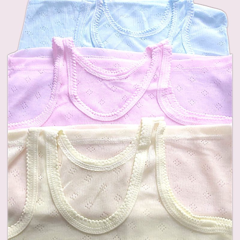 Singlet Anak Warna SIDO JALA Bolong bolong Kaos Kutang Anak Kaos Dalam Anak Motif Ketupat Murah