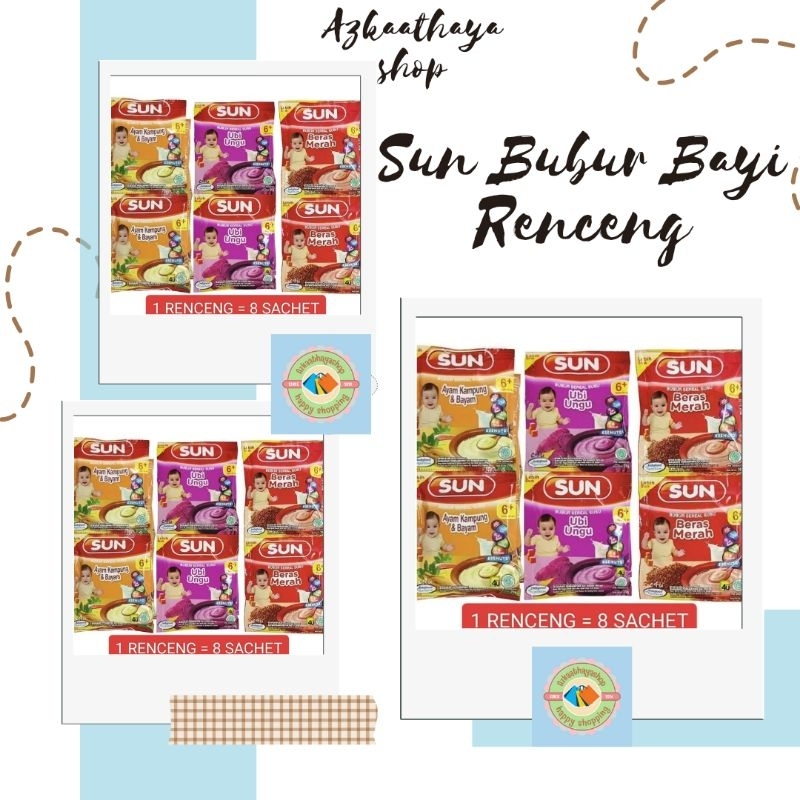 SUN BUBUR BAYI RENCENG ISI 8 SACHET