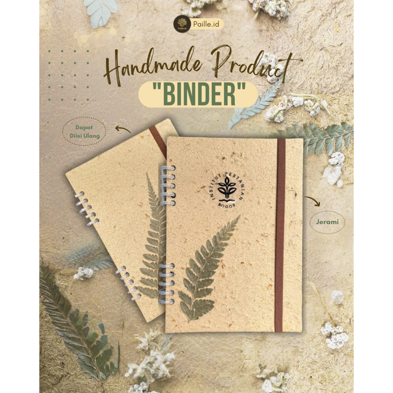 

binder buku estetik handmade