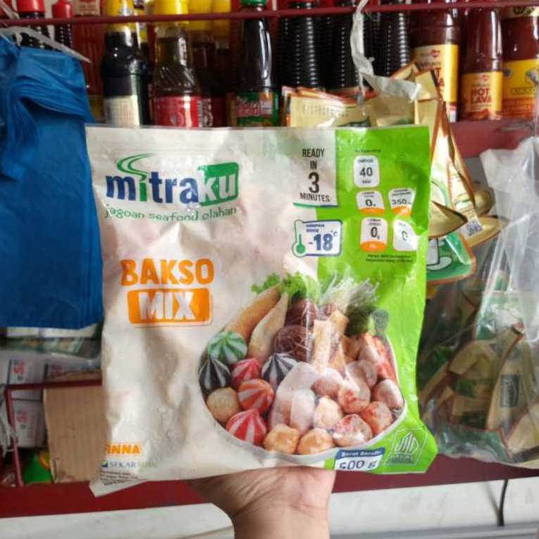 

Mitraku Bakso Ikan Mix 500gr