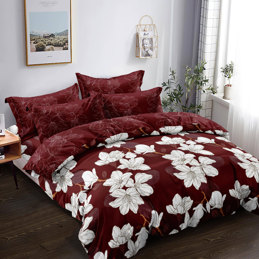 Reans - Bedcover Lady Rose King Rumbay ( 180 x 200 ) Anela