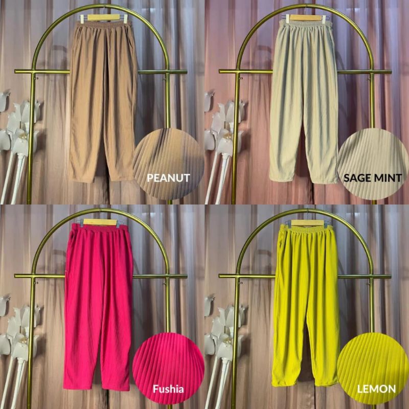 CELANA KNIT HORNET JUMBO//CELANA KULOT KNIT BAGGYPANTS JUMBO XXL