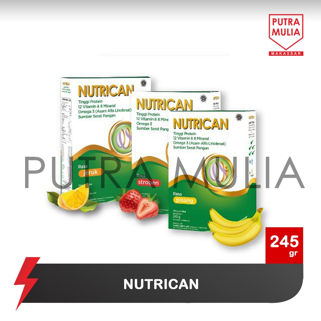 

Nutrican 245 gram Nutrisi Tinggi Energi dan Protein