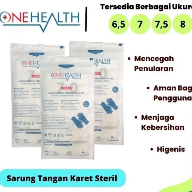 Handscoon Steril Onehealth
