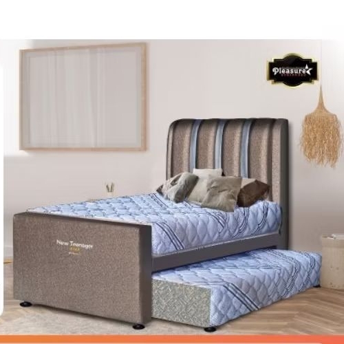 PLEASURE Bed Dorong Spring bed 4 kaki 3 in 1 Tipe New Teenager - Bed Dorong 3in1 - tipe New Teenager