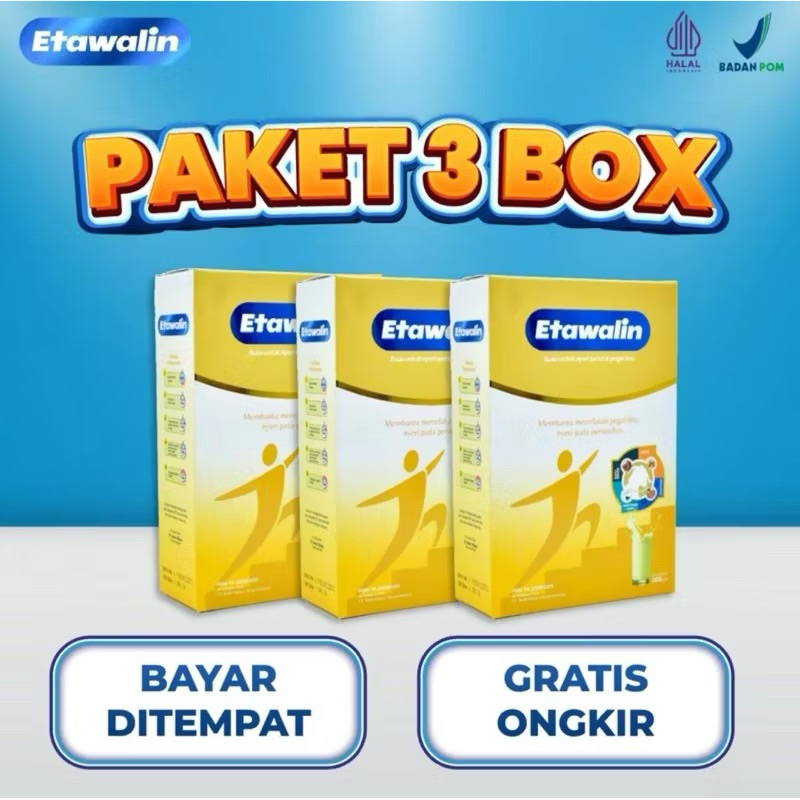 

3 Box Etawalin Original Atasi Nyeri Sendi & Tulang 200 gram