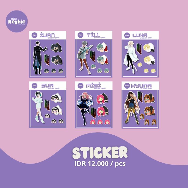 

STICKER STIKER ALIEN STAGE IVAN LUKA