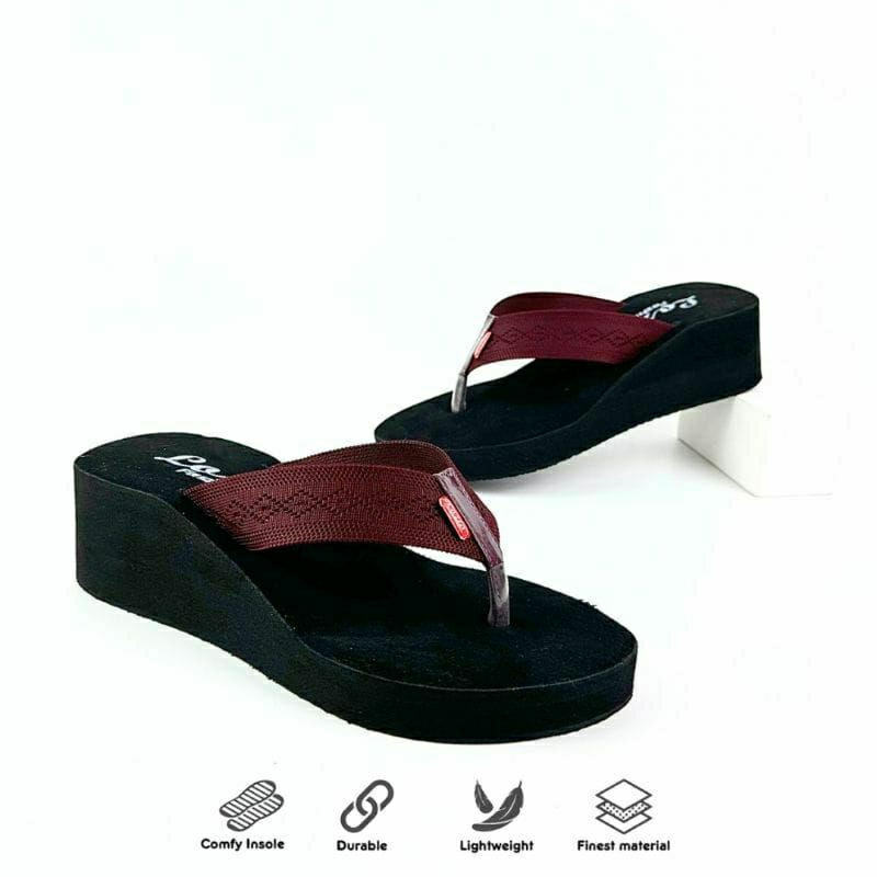 LOZTA Sandal Wedges wanita