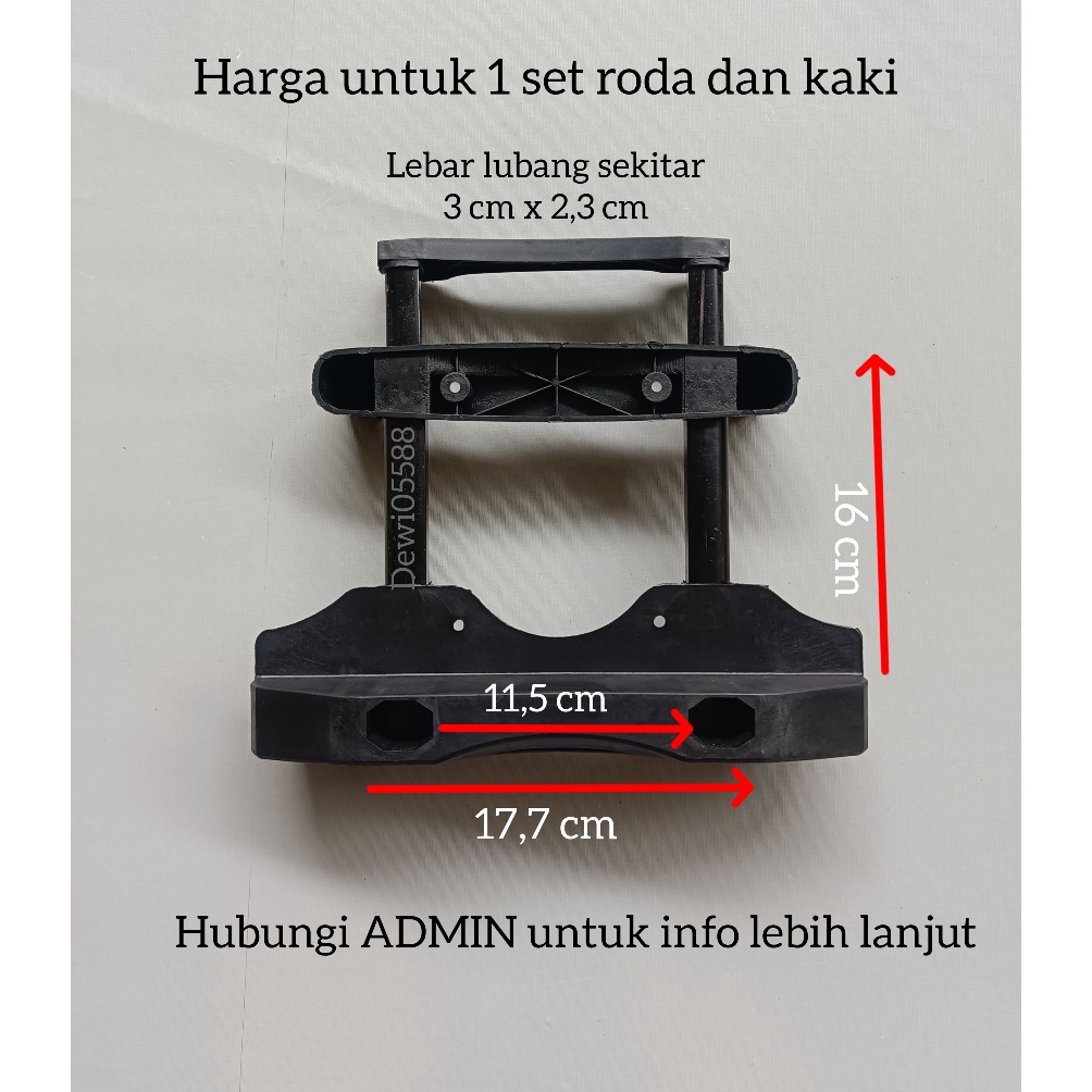 KODE E8D RODA KOPER POLO KAKI KOPER RODA KOPER SPAREPART KOPERRODA PENGGANTI RODA POLO