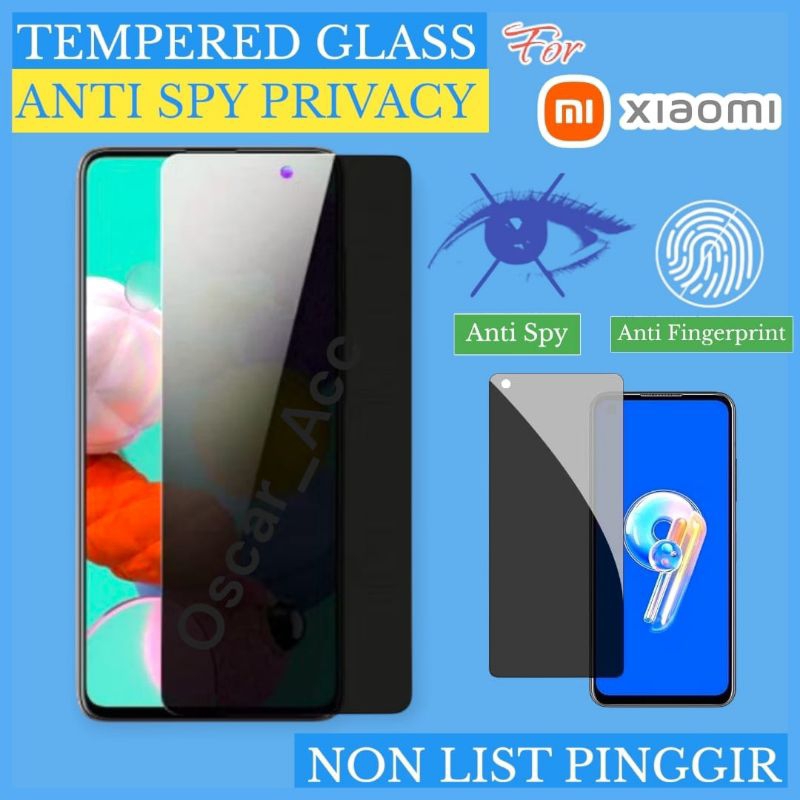 Tempered Glass Anti Spy Xiaomi Mi 10i 10t Lite 5g 11i 11t 11 Lite 11t Pro 12t Pro 13t Pro Anti Gores