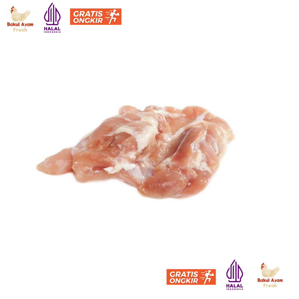 

Boneless Paha Ayam Segar / Fillet Paha Ayam Fresh 500 gram (Ayam Segar)