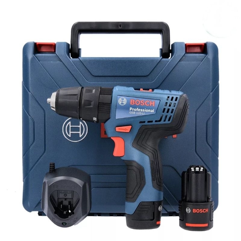 BOSCH GSB 120-LI HAMMER DRILL MESIN BOR CORDLESS 12V