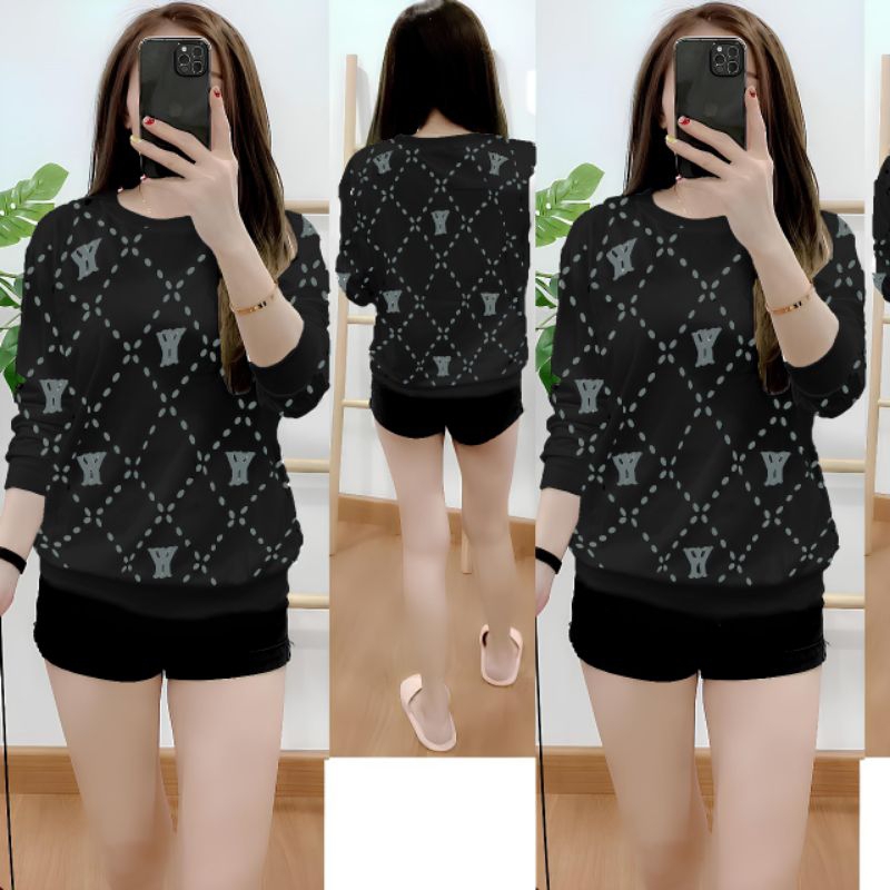 ElaF Atasan Yoana/Atasan Wanita/Kaos Atasan Wanita Lengan Panjang/Pakaian Wanita Tangan Panjang Dwjl